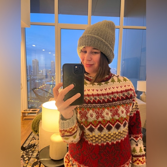 Beautiful warm and cozy wool sweater from Limited Handknit Sz M - Picture 16 of 16